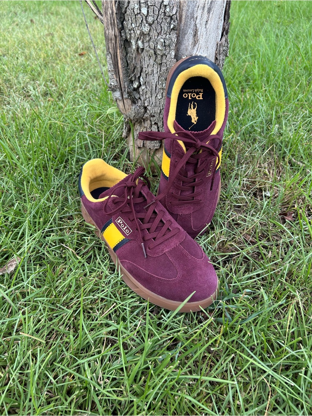 Polo Ralph Lauren Heritage Aera Suede Sneakers Men’s Size 9